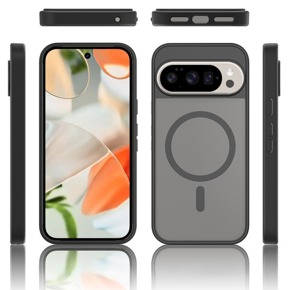 Matt Case for Google Pixel 10 / 10 Pro, for MagSafe, translucent black