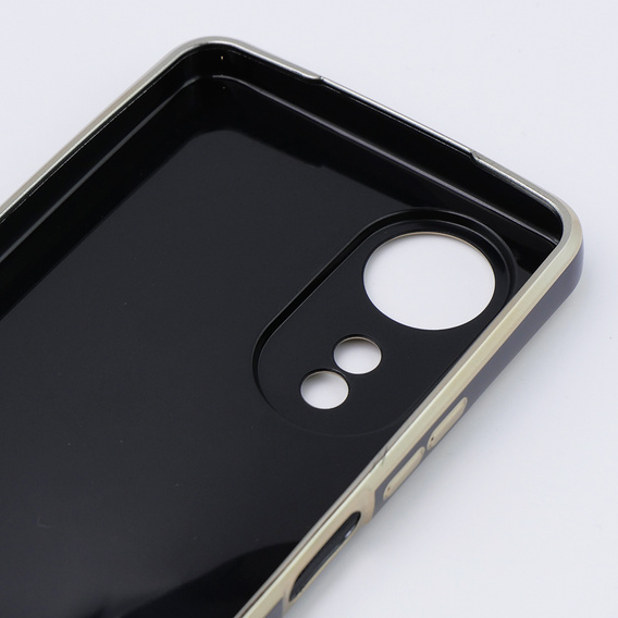 Case for Oppo A58 4G, Glamour CamShield, black