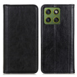 Split Leather Flip Case for Motorola Edge 70