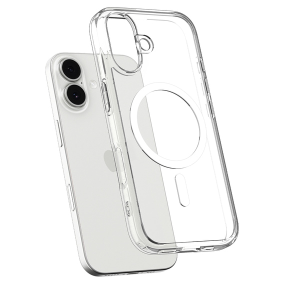 Spigen Ultra Hybrid MagSafe Case for iPhone 17, Clear/White