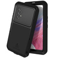 Love Mei Case for Samsung Galaxy A53 5G, armored with glass, black