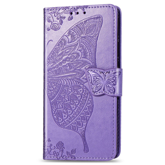 Flip case for Xiaomi Redmi 9, Butterfly, purple