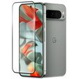 3D Tempered Glass for Google Pixel 9 Pro XL, black frame