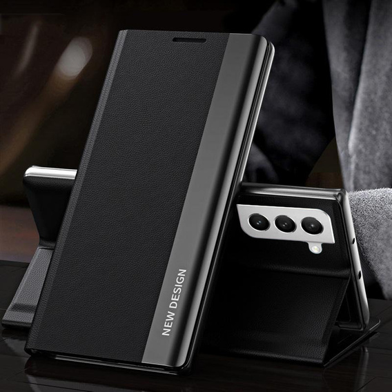 Flip case for Samsung Galaxy S22 5G, Side Magnetic, black