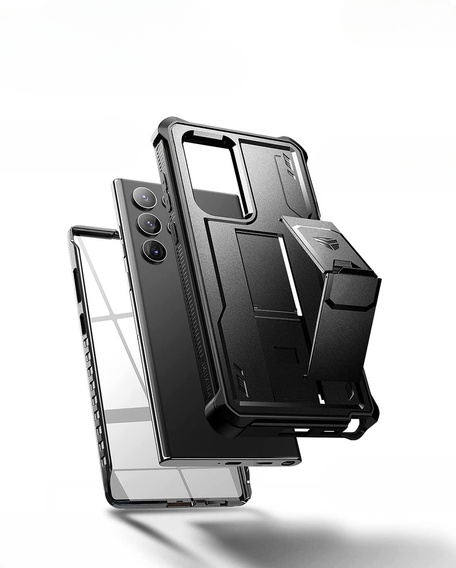Armored case for Samsung Galaxy S22 Ultra, Dexnor Full Body, black