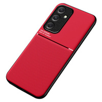 Case for Samsung Galaxy A55 5G, with magnetic grip plate, red