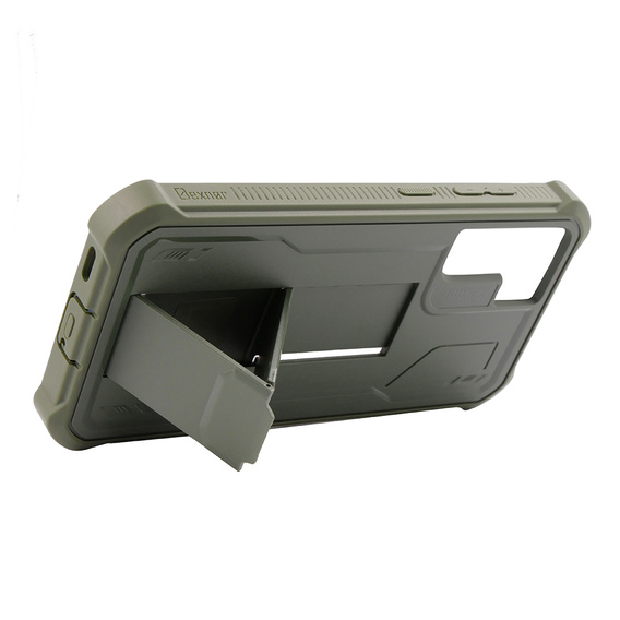 Armored case for Samsung Galaxy S21 FE, Dexnor Full Body, green