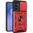Case for Samsung Galaxy S25 FE, CamShield Slide, red