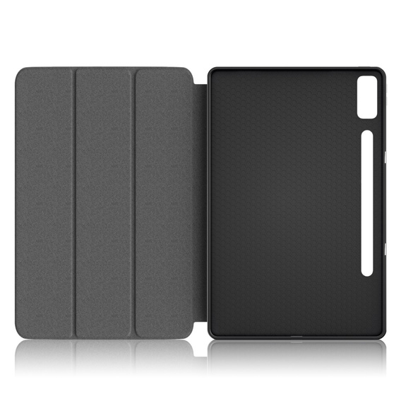 Case for Lenovo Tab P12, Smartcase with stylus space, black