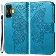 Flip case for Xiaomi Poco F4 GT, Butterfly, blue