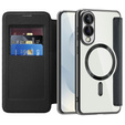 Flip case for Samsung Galaxy S25 Edge, RFID Wallet MagSafe CamShield, black