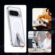 Fusion Hybrid case for Google Pixel 10 Pro XL, for MagSafe, with stand, transparent