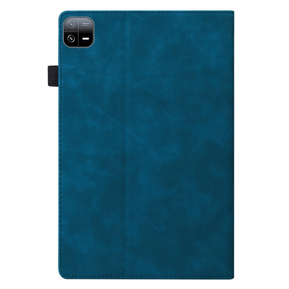 Case for Xiaomi Pad 6, Classic, with space for stylus, blue