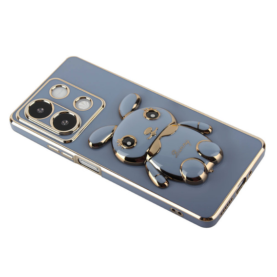 Case for Xiaomi Redmi Note 13 5G, Rabbit, blue + 9H Tempered Glass