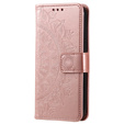 Flip case for Samsung Galaxy A14 4G/5G, Mandala, pink rose gold