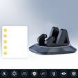 Universal car holder for the dashboard for smartphones up to 8.5 cm wide