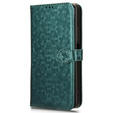 Flip case for Oppo Reno 12FS / 12F, Wallet Rhombus, green