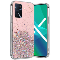 Case for Oppo A16 / A16s / A54s, Glittery, pink