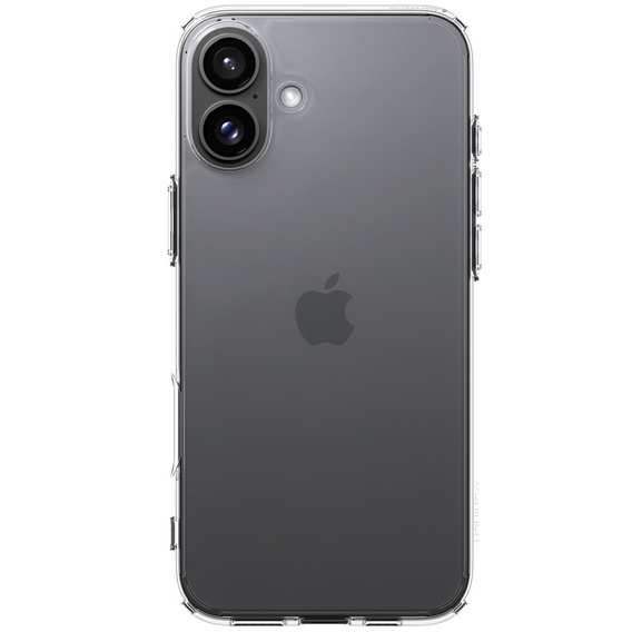 Spigen case for iPhone 16, Ultra Hybrid, transparent + 9H Tempered Glass