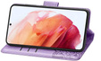 Flip case for Motorola Moto E14, Butterfly, purple