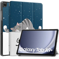 Case for Samsung Galaxy Tab A9+, Smartcase, sleeping cat