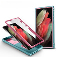 Case for Samsung Galaxy S23 Ultra, CamShield Slide, pink / green