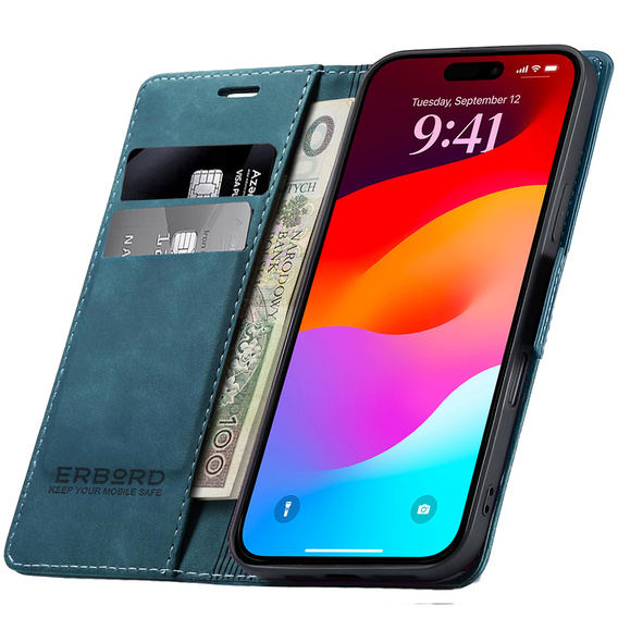 ERBORD Vintage case - flip wallet for iPhone 17 Pro Max