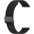 Milanese bracelet 18mm for Garmin Vivoactive 4S, Black