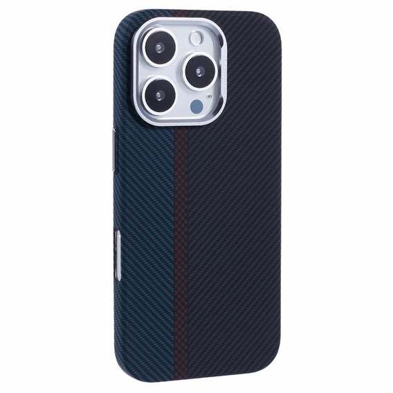 MagSafe's iPhone 16 Pro Max Case, Carbon Fiber, black / blue