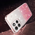 Case for Motorola Moto G56 5G, Glitter Flower, pink rose gold