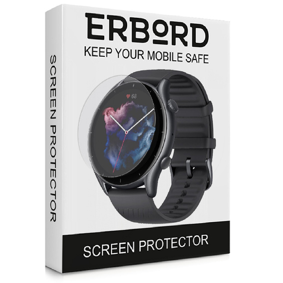 3x ERBORD hydrogel film for Amazfit GTR 3 / GTR 3 Pro