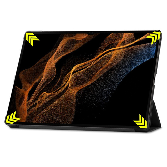 Case for Samsung Galaxy Tab S9 Ultra, Smartcase, black
