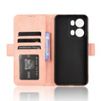 Flip case for Oppo Reno 13 Pro, Card Slot, pink