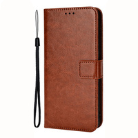 Flip case for Xiaomi Poco X6 Pro 5G, Crazy Horse Wallet, brown