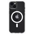 Spigen MagSafe Case for iPhone 13 Mini, Ultra Hybrid, white + 9H Tempered Glass