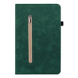 Case for Lenovo Tab P11 Gen 2, Wallet Pen Slot, green