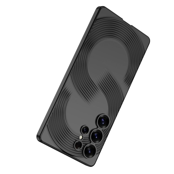 Case for Samsung Galaxy S25 Ultra, GKK Leather, black