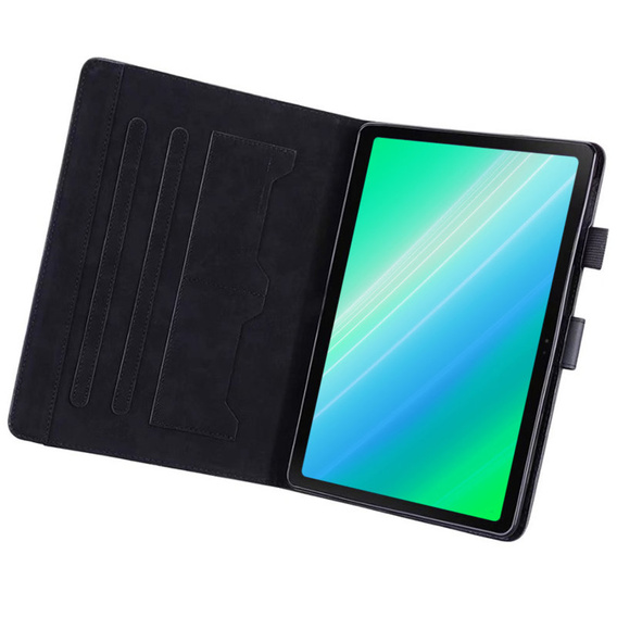 Case for iPad 10.2" 2021/2020/2019 (9/8/7 gen.), with flap, animal, black