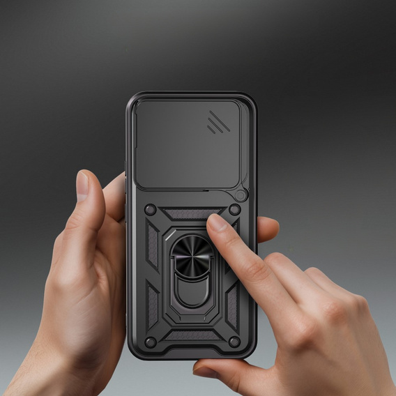 Case for Honor 400 5G, CamShield Slide, black