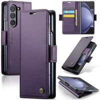 CASEME flip case for Samsung Galaxy Z Fold6 5G, Litchi Wallet, purple