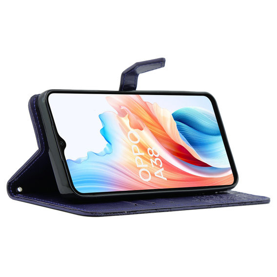 Flip case for Oppo A38 4G / Oppo A18 4G, Mandala, purple