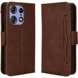 Flip case for Motorola Edge 50 Pro, Card Slot, brown