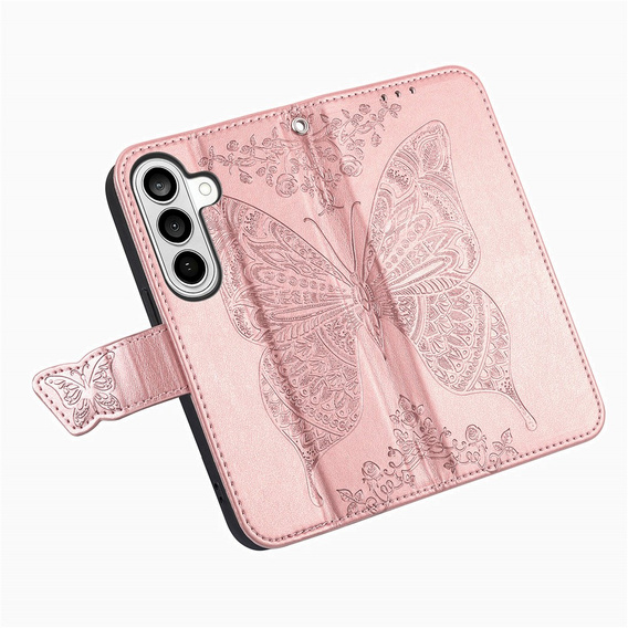 Butterfly flip case for Samsung Galaxy A57 5G, pink
