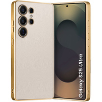 Case for Samsung Galaxy S25 Ultra, GKK Leather, titanium grey