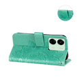 Flip case for Xiaomi Redmi 13C / Poco C65, Mandala Flower, green