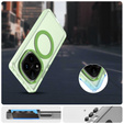 Case for Xiaomi Redmi Note 14 Pro 5G / Poco X7 5G, Fusion Hybrid, for MagSafe, green