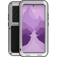 Love Mei Case for Samsung Galaxy S24 Ultra, armored without glass, grey