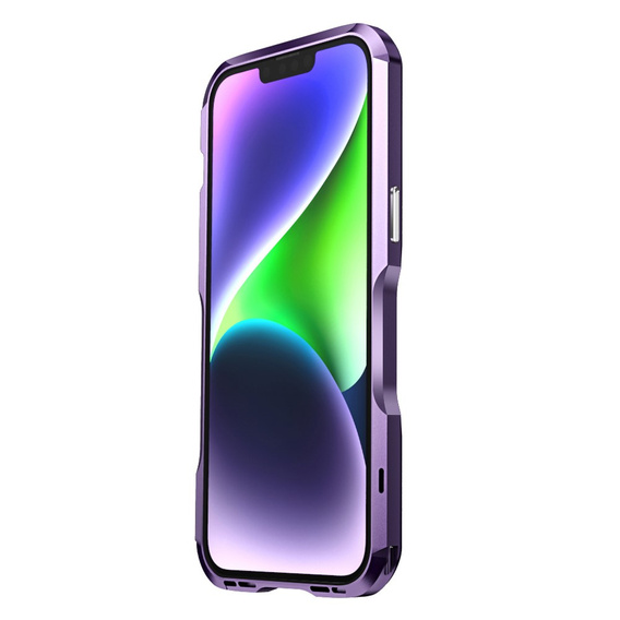 Case LUPHIE for iPhone 14 Plus, Armor Bumper, purple