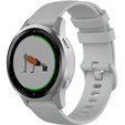 Silicone strap for 18mm do Garmin Vivomove 3S / Vivoactive 4S, Grey