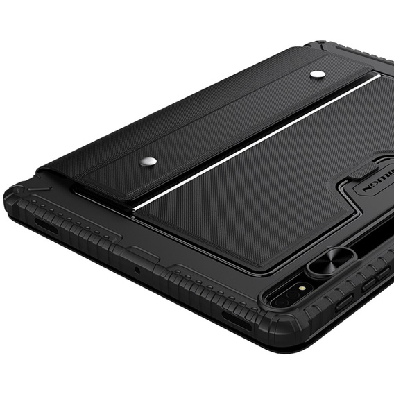Case + keyboard Galaxy Tab S8+ / Tab S7 +/ Tab S7 FE, NILLKIN Bumper Pen Slot, black